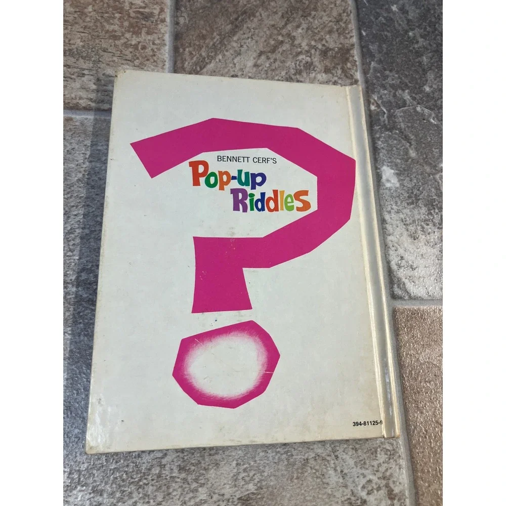 Bennett‎ Cerfs Pop Up Riddles Vintage Childrens Book Random House